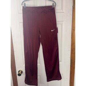 LIKE NEW Nike Burgundy Wide Leg Track Pants (Women’s M)